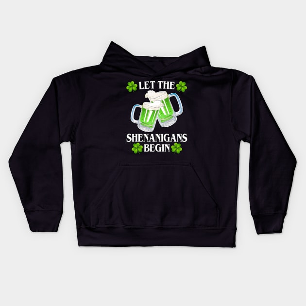 Let The Shenanigans Begin Kids Hoodie by Danielsmfbb